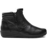 Schwarze Caprice Ankle Boots & Klassische Stiefeletten für Damen Größe 40 