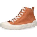 Braune Caprice High Top Sneaker & Sneaker Boots mit Reißverschluss aus Veloursleder leicht für Damen Größe 39 