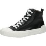 Schwarze Caprice High Top Sneaker & Sneaker Boots mit Reißverschluss aus Leder Größe 38 
