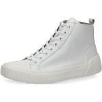 Reduzierte Weiße Caprice High Top Sneaker & Sneaker Boots mit Reißverschluss in Normalweite aus Leder leicht Größe 41 