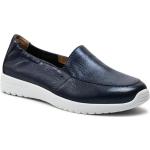 Blaue Caprice Slip-on Sneaker ohne Verschluss für Damen 