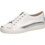 Weiße Elegante Caprice Low Sneaker mit Schnürsenkel in Normalweite aus Leder leicht für Damen Größe 40 