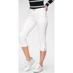 Weiße Tom Tailor Polo Team Caprihosen & 3/4-Hosen mit Knopf für Damen Größe XL 