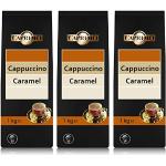 Caprimo Cappuccino Caramel Instant-Kaffee 1kg - Getränkepulver mit löslichem Bohnenkaffee und Kakaopulver (3er Pack)