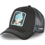 Schwarze Dragon Ball Vegeta Snapback-Caps mit Klettverschluss für Herren Einheitsgröße 