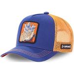 Blaue Unifarbene Dragon Ball Snapback-Caps für Herren Größe XXL 
