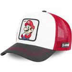 Weiße Motiv Super Mario Mario Snapback-Caps für Herren Einheitsgröße 