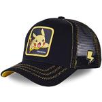 Schwarze Pokemon Pikachu Snapback-Caps für Herren Größe XXL 