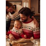 Capsule Collection: Eltern Weihnachts-Pullover rot Gr. M von vertbaudet