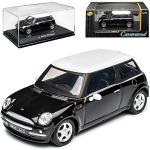 Schwarze Cararama Mini Cooper Modellautos & Spielzeugautos aus Metall 