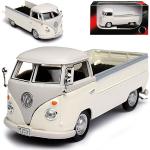 Graue Cararama Volkswagen / VW Bulli / T1 Spielzeug Pick Ups aus Metall 