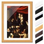 Caravaggio - Rosenkranzmadonna, Farbe:Buche, Größe:30x40cm A3