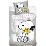 Die Peanuts Snoopy Bettwäsche Sets & Bettwäsche Garnituren mit Reißverschluss aus Baumwolle maschinenwaschbar 70x90 