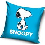 Blaue Die Peanuts Snoopy Quadratische Sofakissen & Dekokissen aus Polyester 40x40 