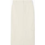 Cremefarbene COS High Waist Röcke & Taillenröcke aus Baumwollmischung für Damen Größe M 