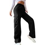 Schwarze Vintage Atmungsaktive Hüftjeans & Low Waist Jeans aus Denim für Damen Größe S für den für den Herbst 