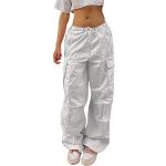 Weiße Unifarbene Streetwear Atmungsaktive Baggy Jeans & Loose Fit Jeans aus Denim für Damen Größe M für Partys für den für den Sommer 