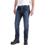Hellblaue Carhartt Straight Leg Jeans aus Baumwolle für Herren Weite 40, Länge 32 