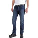 Hellblaue Carhartt Straight Leg Jeans aus Baumwolle für Herren Weite 33, Länge 36 