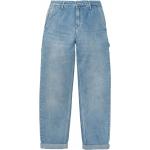 Blaue Vintage Carhartt Stonewashed Jeans aus Denim für Damen 