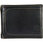 Schwarze Carhartt Portemonnaies & Wallets mit Reißverschluss aus Leder 