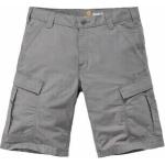 Graue Carhartt Force Cargo-Shorts mit Reißverschluss für Herren für den für den Sommer 