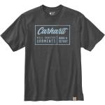 Reduzierte Graue Kurzärmelige Carhartt T-Shirts aus Jersey für Herren Größe S 