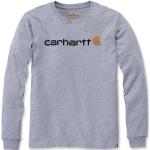 Carhartt EMEA Workwear Signature Graphic Core Logo Langarmshirt, grau, Größe XL