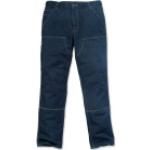Gesteppte Carhartt Jeans-Latzhosen aus Baumwolle für Herren Weite 38, Länge 34 