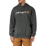 Carhartt, Herren, Weites, mittelschweres Sweatshirt mit Logo-Grafik, Anthrazit meliert, S