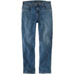 Blaue Carhartt Rugged Flex Wide Leg Jeans & Relaxed Fit Jeans aus Denim für Herren Weite 34, Länge 34 