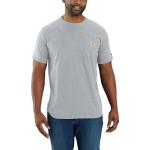 Carhartt Men's Force Short Sleeve Pocket T-shirt Heather Grey Heather Grey XXL