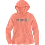 Reduzierte Orange Langärmelige Carhartt Damensweatshirts mit Kapuze Größe M 
