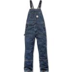 Blaue Jeans-Latzhosen aus Denim für Herren Größe XL 