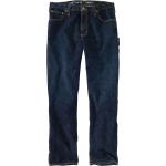 Reduzierte Blaue Carhartt Rugged Flex Wide Leg Jeans & Relaxed Fit Jeans aus Denim 