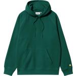 Grüne Streetwear Carhartt Chase Herrensweatshirts mit Kapuze Größe S 