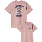 Pinke Streetwear Carhartt T-Shirts aus Denim für Herren Größe XL für den für den Sommer 
