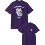 Carhartt - T-Shirt aus Baumwolle - S/S Little Hellraiser T-Shirt Tyrian / White für Herren - Größe S - Violett