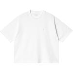 Weiße Streetwear Carhartt Bio T-Shirts für Damen Größe M für den für den Frühling 