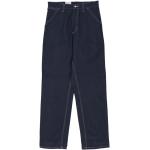 Carhartt Wip, Blaue Rigid Simple Pant Streetwear Blue, Herren, Größe: W36 L32