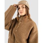 Braune Streetwear Carhartt Work In Progress Winterjacken aus Polyester für Damen Größe L für den für den Winter 