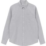 Graue Carhartt Work In Progress Hemden mit Button-Down-Kragen für Herren Größe S 
