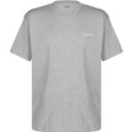 Graue Bestickte Carhartt Script T-Shirts für Herren Größe M für den für den Sommer 