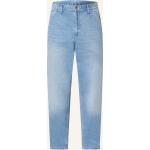Blaue Carhartt Work In Progress Slim Fit Jeans aus Baumwolle für Herren Größe XXL 