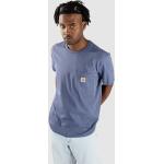 Blaue Streetwear Carhartt Work In Progress Shirts mit Tasche aus Baumwolle für Herren Größe XL 