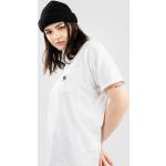Weiße Streetwear Carhartt Work In Progress Bio Shirts mit Tasche für Damen Größe XS 