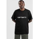 Schwarze Streetwear Carhartt Script T-Shirts aus Baumwolle für Herren Größe M 