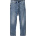 Blaue Carhartt Work In Progress Straight Leg Jeans aus Denim für Herren 