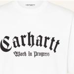 Schwarze Carhartt Work In Progress Bio T-Shirts aus Baumwolle für Herren Übergrößen 