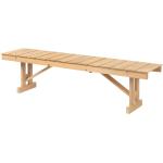 Skandinavische Gartenmöbel Holz aus Massivholz Breite 150-200cm, Höhe 0-50cm, Tiefe 0-50cm 